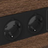 Нощен шкаф 2 pcs Кафяв дъб 40 x 31 x 60 см Инженерно дърво