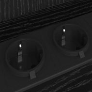 Нощен шкаф 2 pcs Черния дъб 40 x 40 x 61 см Инженерно дърво