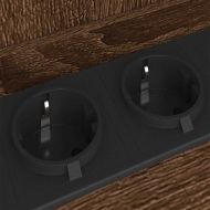 Нощен шкаф 2 pcs Кафяв дъб 40 x 40 x 61 см Инженерно дърво