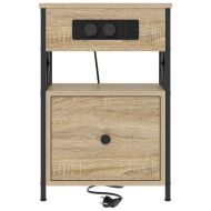 Нощен шкаф Сонома дъб 40 x 31 x 60 см Инженерно дърво