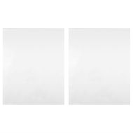 Огледални фолиа 2 бр самозалепващи се 90x200 см PET