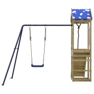 Комбинирано детско съоръжение за игра, импрегниран бор