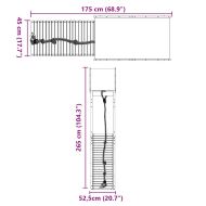 Комбинирано детско съоръжение, масивна дугласка дървесина