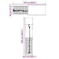 Комбинирано детско съоръжение, масивна дугласка дървесина