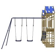 Комбинирано детско съоръжение за игра, импрегниран бор