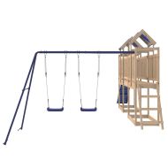 Комбинирано детско съоръжение за игра на открито, бор масив