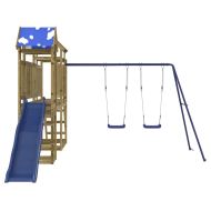 Комбинирано детско съоръжение за игра, импрегниран бор