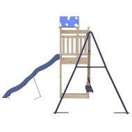 Комбинирано детско съоръжение за игра на открито, бор масив