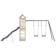 Комбинирано детско съоръжение за игра на открито, бор масив