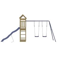 Комбинирано детско съоръжение за игра, импрегниран бор