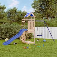 Комбинирано детско съоръжение за игра на открито, бор масив