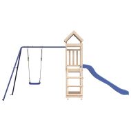 Комбинирано детско съоръжение за игра на открито, бор масив