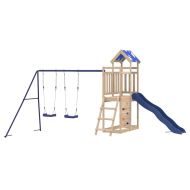 Комбинирано детско съоръжение за игра на открито, бор масив