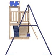 Комбинирано детско съоръжение за игра на открито, бор масив