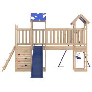 Комбинирано детско съоръжение за игра на открито, бор масив