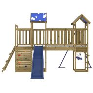 Комбинирано детско съоръжение за игра, импрегниран бор