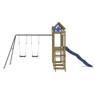 Комбинирано детско съоръжение за игра, импрегниран бор