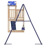 Комбинирано детско съоръжение за игра на открито, бор масив