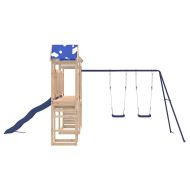 Комбинирано детско съоръжение за игра на открито, бор масив