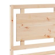 Рамка за легло без матрак, 200x210 см, масивна дървесина