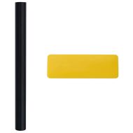 Статично прозорчно фолио Черно 45 x 500 см ПВЦ