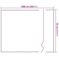 Статично прозорчно фолио Черно 45 x 1000 см ПВЦ