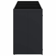 Контейнер за съхранение на 5 коша Черно 340 x 77,5 x 121,5 см