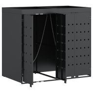 Контейнер за съхранение на 2 коша Антрацит