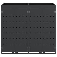 Контейнер за съхранение на 2 коша Антрацит