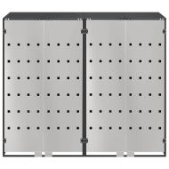 Контейнер за съхранение на 3 коша Антрацит