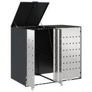 Контейнер за съхранение на 3 коша Антрацит