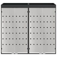 Контейнер за съхранение на 3 коша Антрацит