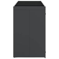 Контейнер за съхранение на 3 коша Антрацит