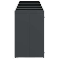 Контейнер за съхранение на 3 коша Антрацит