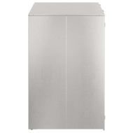 Контейнер за съхранение на 3 коша Сребрист