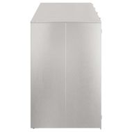 Контейнер за съхранение на 3 коша 340 x 77.5 x 115.5 см