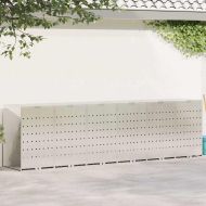 Контейнер за съхранение на 3 коша Сребрист