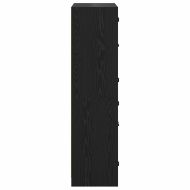 Висок шкаф Черния дъб 68 x 37 x 142 см Инженерно дърво