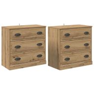 Скейдбордове 2 pcs Дъб 70 x 35,5 x 67,5 см Инженерно дърво