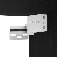 Стенно монтиран шкаф 2 pcs Черния дъб 69,5 x 34 x 90 см