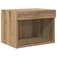 Стойки за телевизор 5 pcs Черния дъб Инженерно дърво