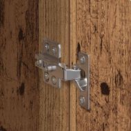 Стенно монтиран шкаф 2 pcs Старо дърво 69,5 x 34 x 90 см