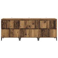 Скейдбордове 3 pcs Старо дърво 60 x 35 x 70 cm Инженерно дърво