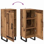 Висок шкаф Старо дърво 34,5 x 34 x 180 см Инженерно дърво
