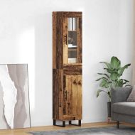 Висок шкаф Старо дърво 69,5 x 34 x 180 см Инженерно дърво