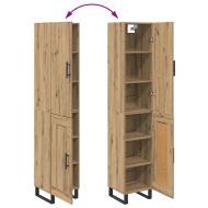 Висок шкаф Дъб 34,5 x 34 x 180 см Инженерно дърво