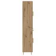 Висок шкаф с чекмедже Дъб 69,5 x 34 x 180 см Инженерно дърво