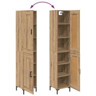 Висок шкаф Дъб 34,5 x 34 x 180 см Инженерно дърво