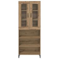 Висок шкаф Дъб 69,5 x 34 x 180 см Инженерно дърво