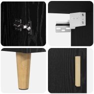 Висок шкаф Черния дъб 69,5 x 34 x 180 см Инженерно дърво